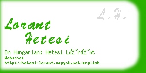 lorant hetesi business card